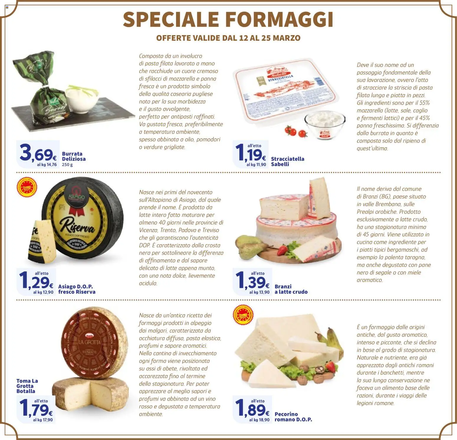 Volantino SIGMA del 12.03.2026 | Pagina: 3 | Prodotti: Pane, Latte, Formaggio, Pasta