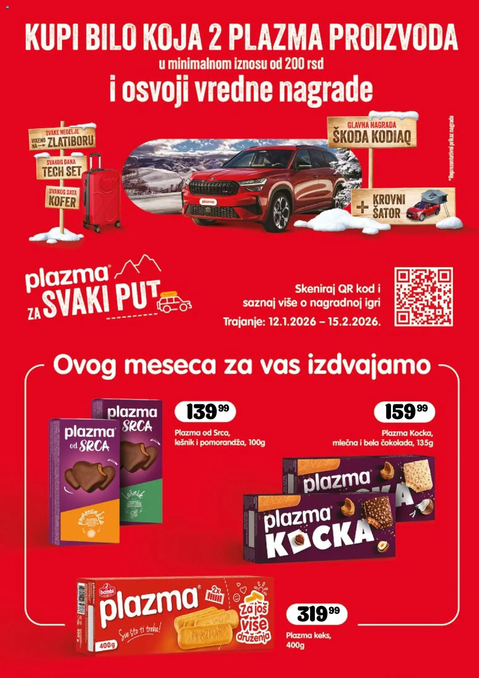 Podunavlje katalog - važi od 28.01.2026 | Strana: 3 | Proizvode: Kofer, Sto, Plazma, Lešnik
