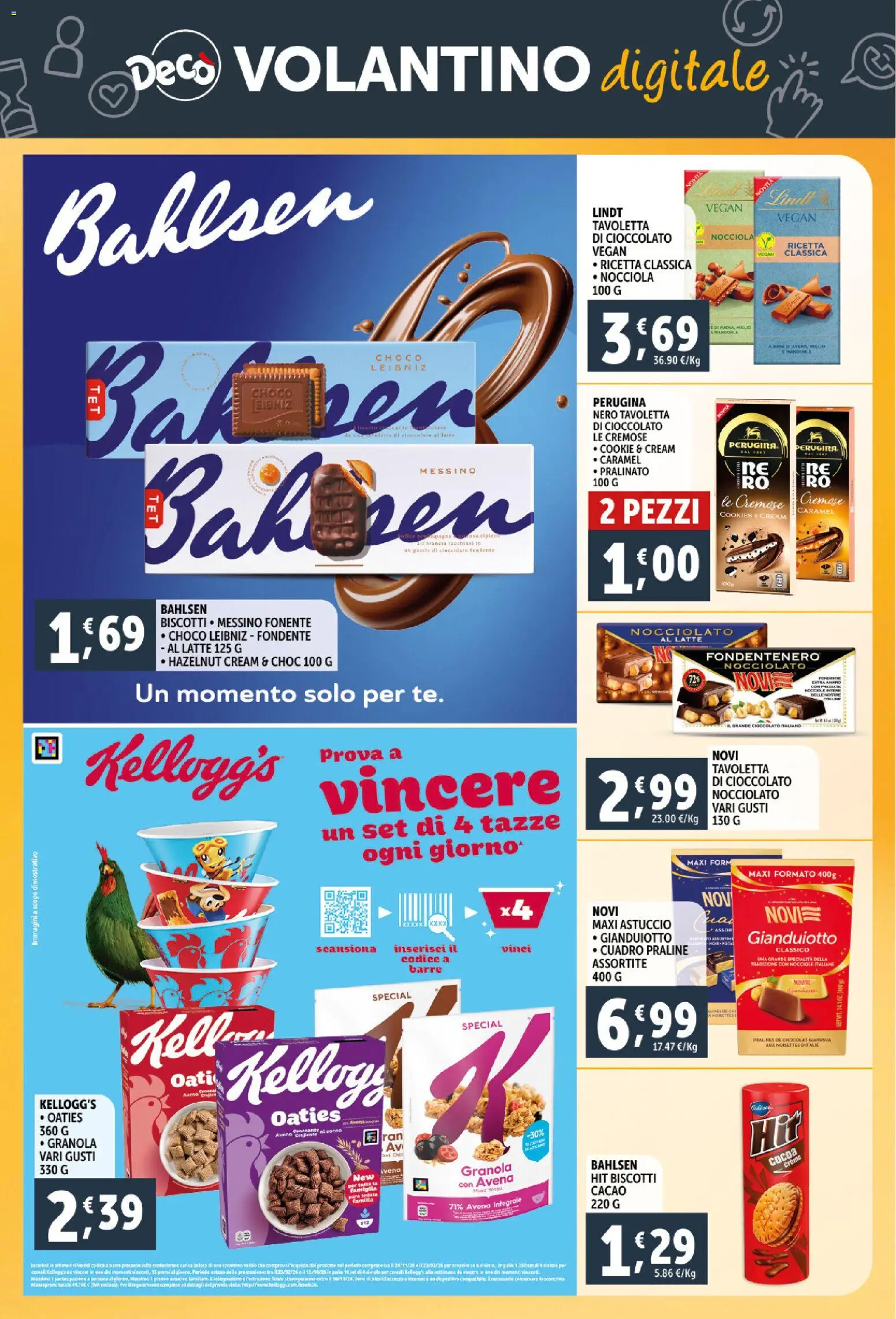 Volantino Decò del 06.03.2026 | Pagina: 25 | Prodotti: Cioccolato, Biscotti, Astuccio, Amaro