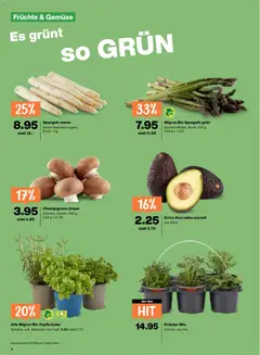 Migros aktionen ab 09.04.2026 gültig | Seite: 2 | Produkte: Champignons, Gemüse, Früchte