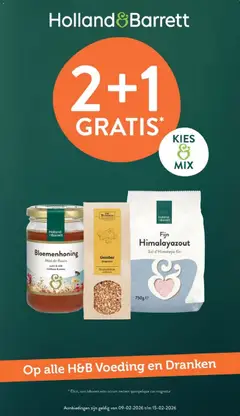 Holland & Barrett - Folder - Voorbeeld van een folder van Holland & Barrett, geldig van 09.02.2026