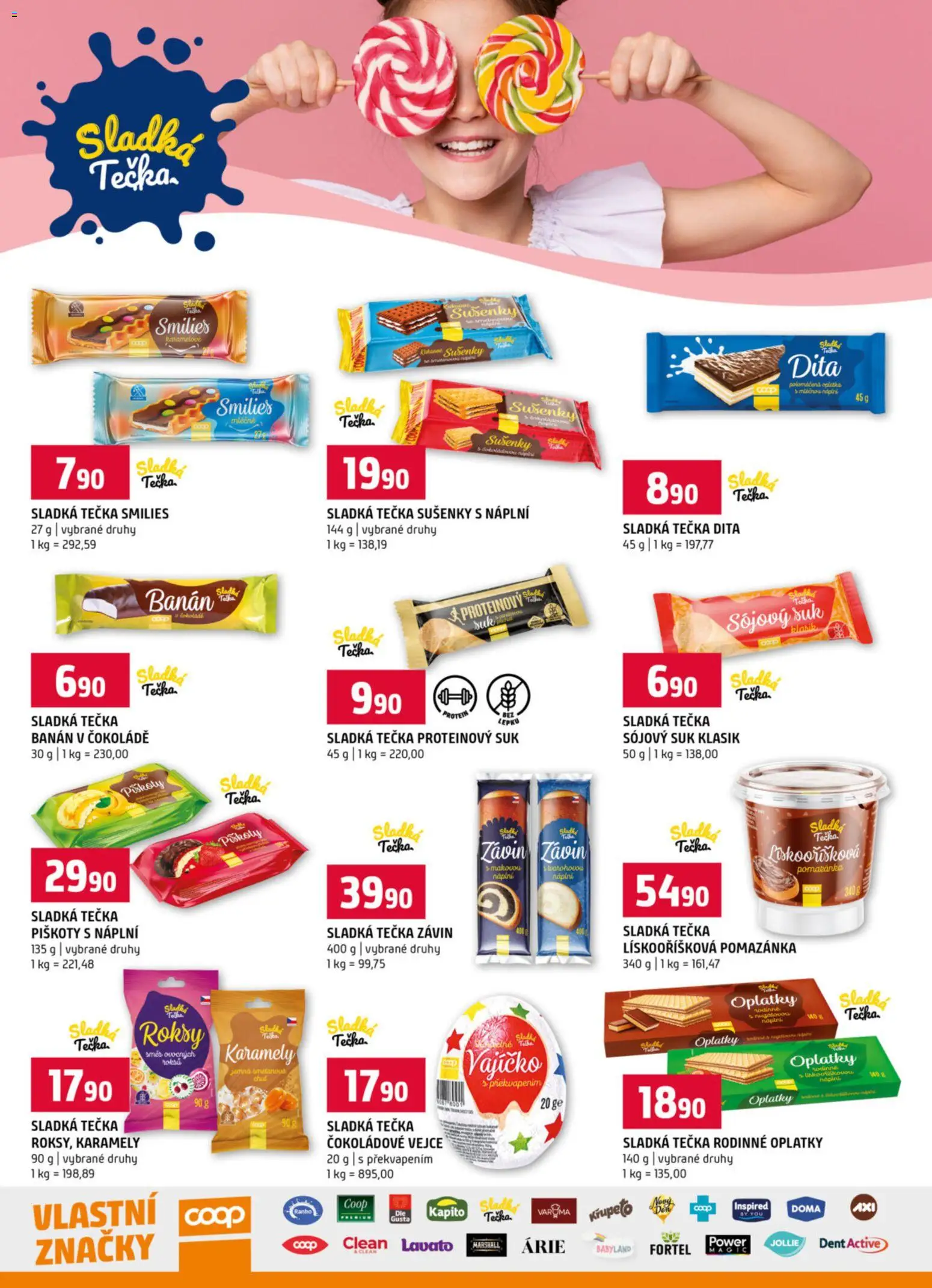 Terno leták - Blatná, Strakonice od 18.02.2026 | Strana: 18 | Produkty: Vejce, Piškoty, Banán, Kakao