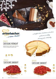 Náhled letáku CHEESECAKE PRÉMIOVÝ, delikátní krémové náplň z vajec a čerstvého tvarohu na křupavém křehkém těstě od 01.01.2025 | Strana: 52 | Produkty: Cheesecake