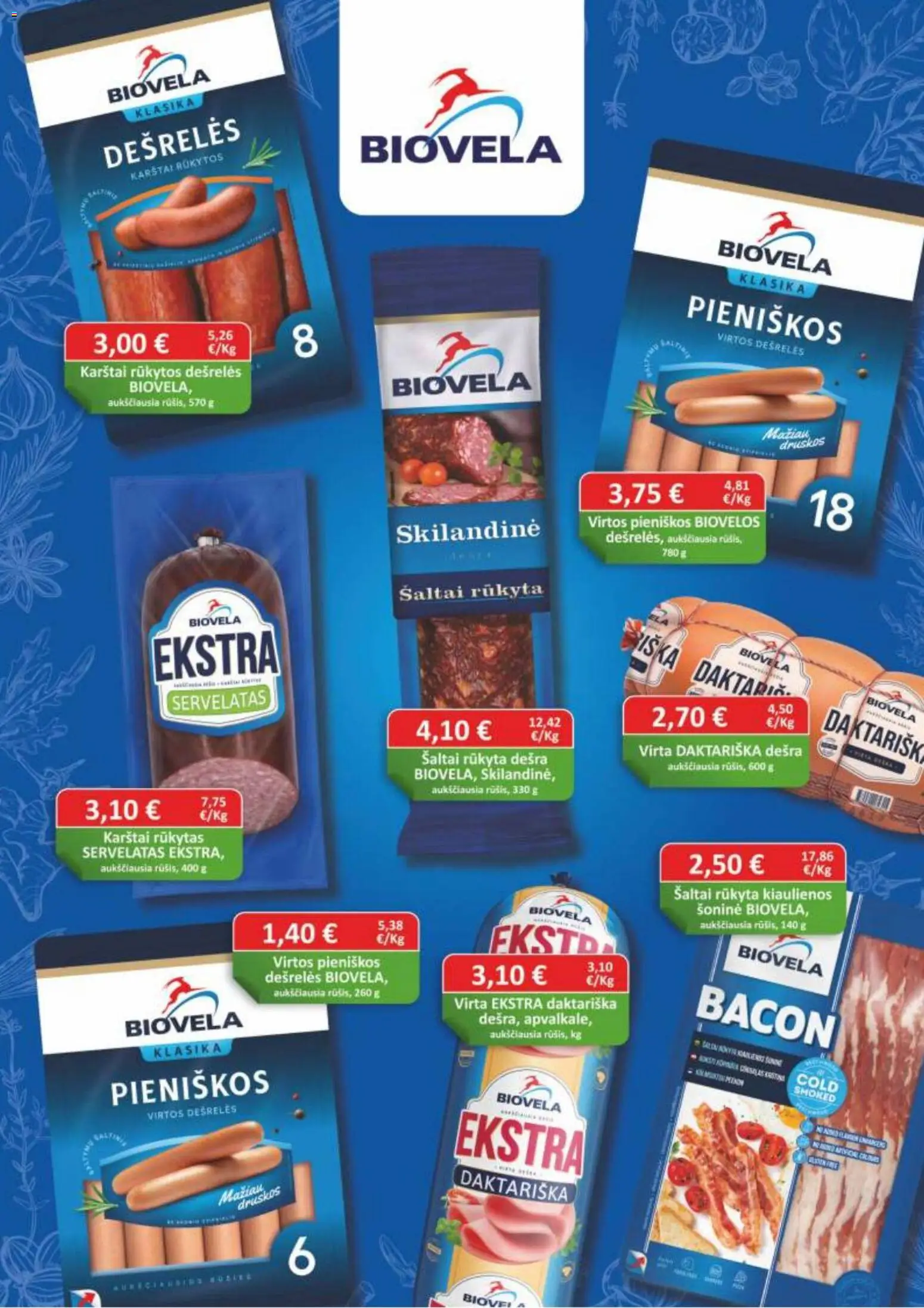 Koops akcijos nuo 16.02.2026 | Puslapis: 4 | Prekių: Kiaulienos, Dešrelės, Dešra