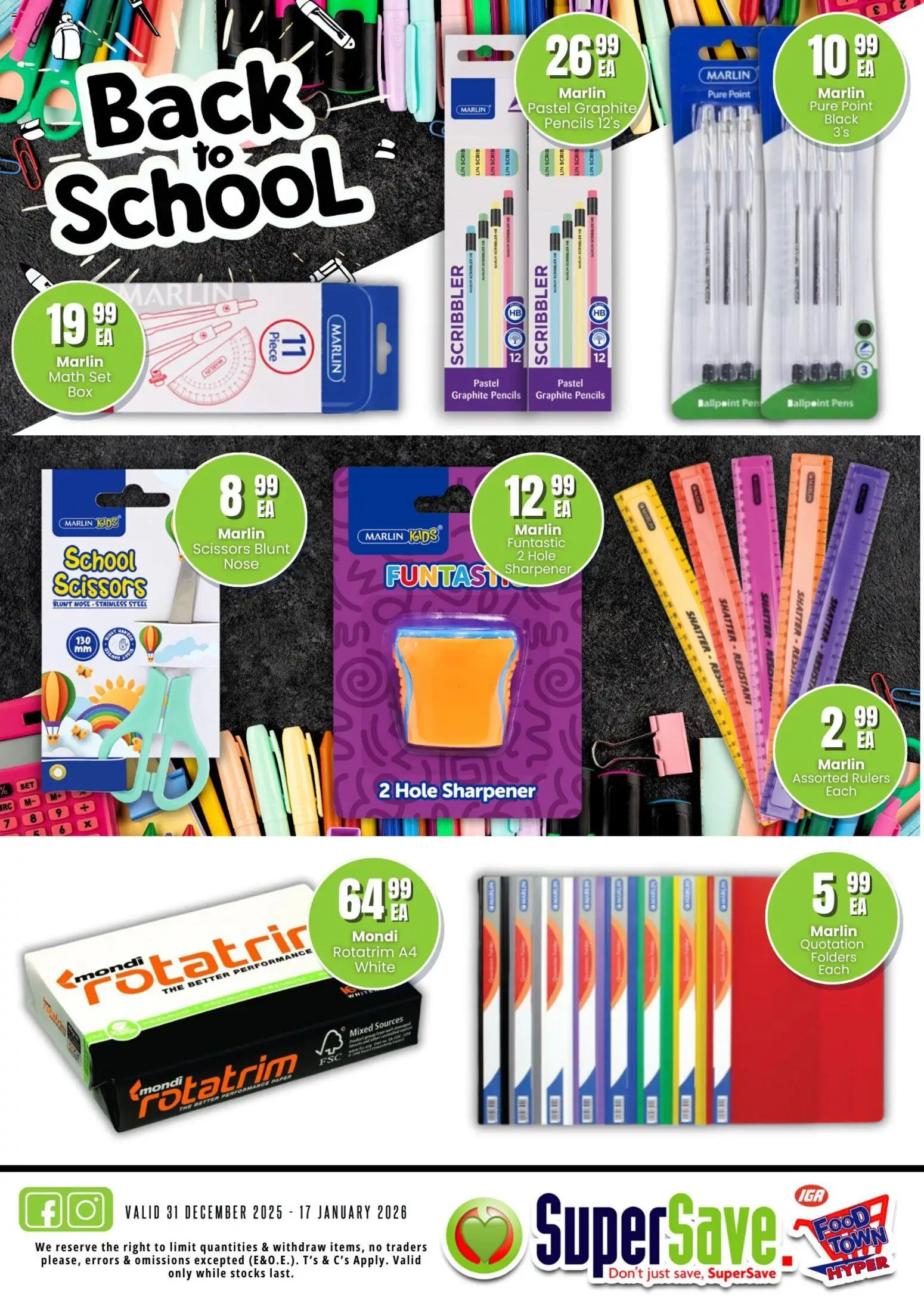 New Super Save catalogue – valid from 31.12.2025 | Page: 18 | Products: Pen, Paper