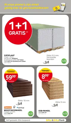 Brico folder - Voorbeeld van een folder van Brico, geldig van 01.04.2026 | Pagina: 44 | Producten: Plaat, Platen