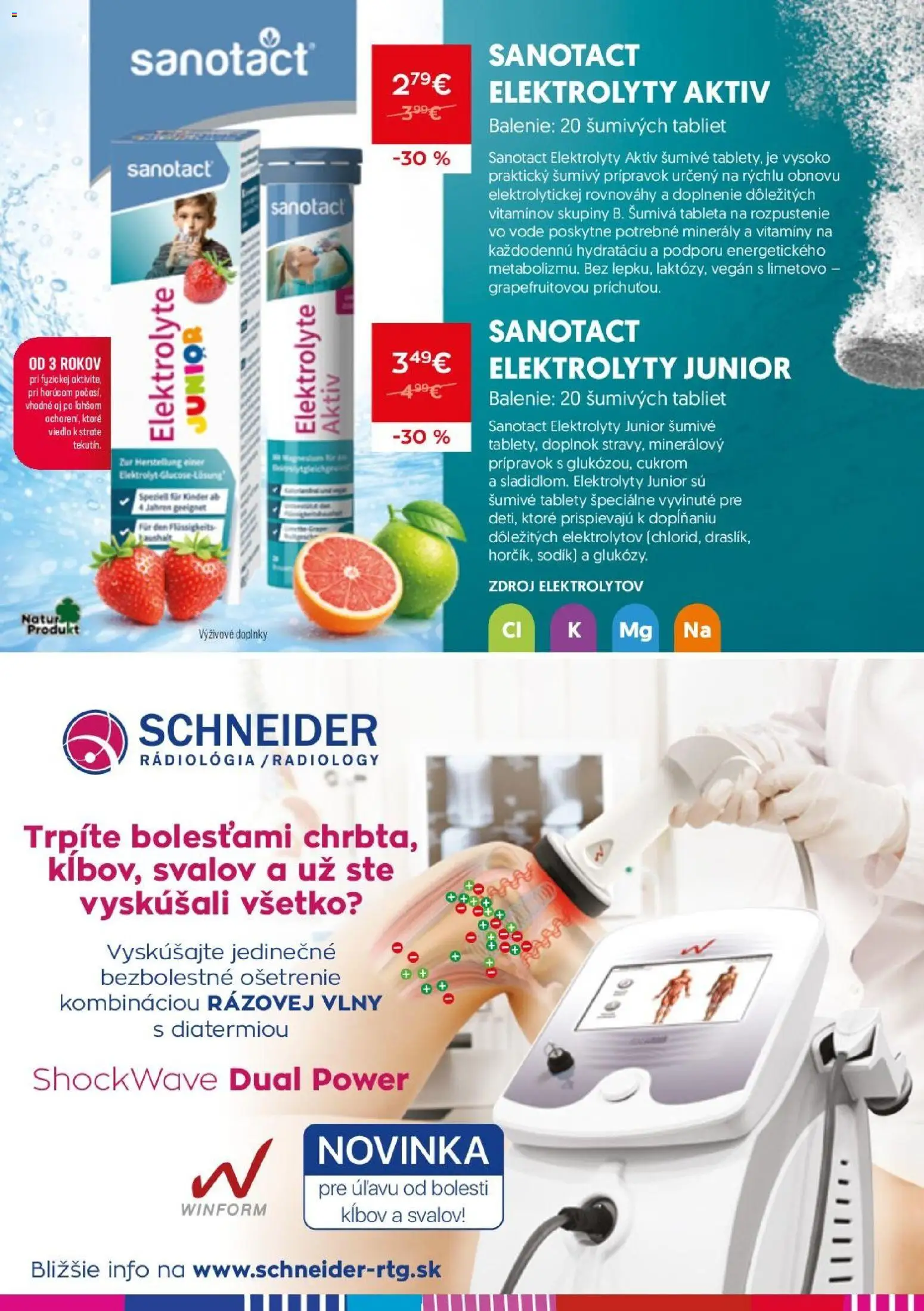 Nové Schneider lekáreň akcie – leták je platný od 01.05.2026 | Strana: 7 | Produkty: Kinder