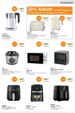 Fust Aktionen ab 22.09.2025 gültig | Seite: 21 | Produkte: Wasserkocher, Bosch, Creme, Philips