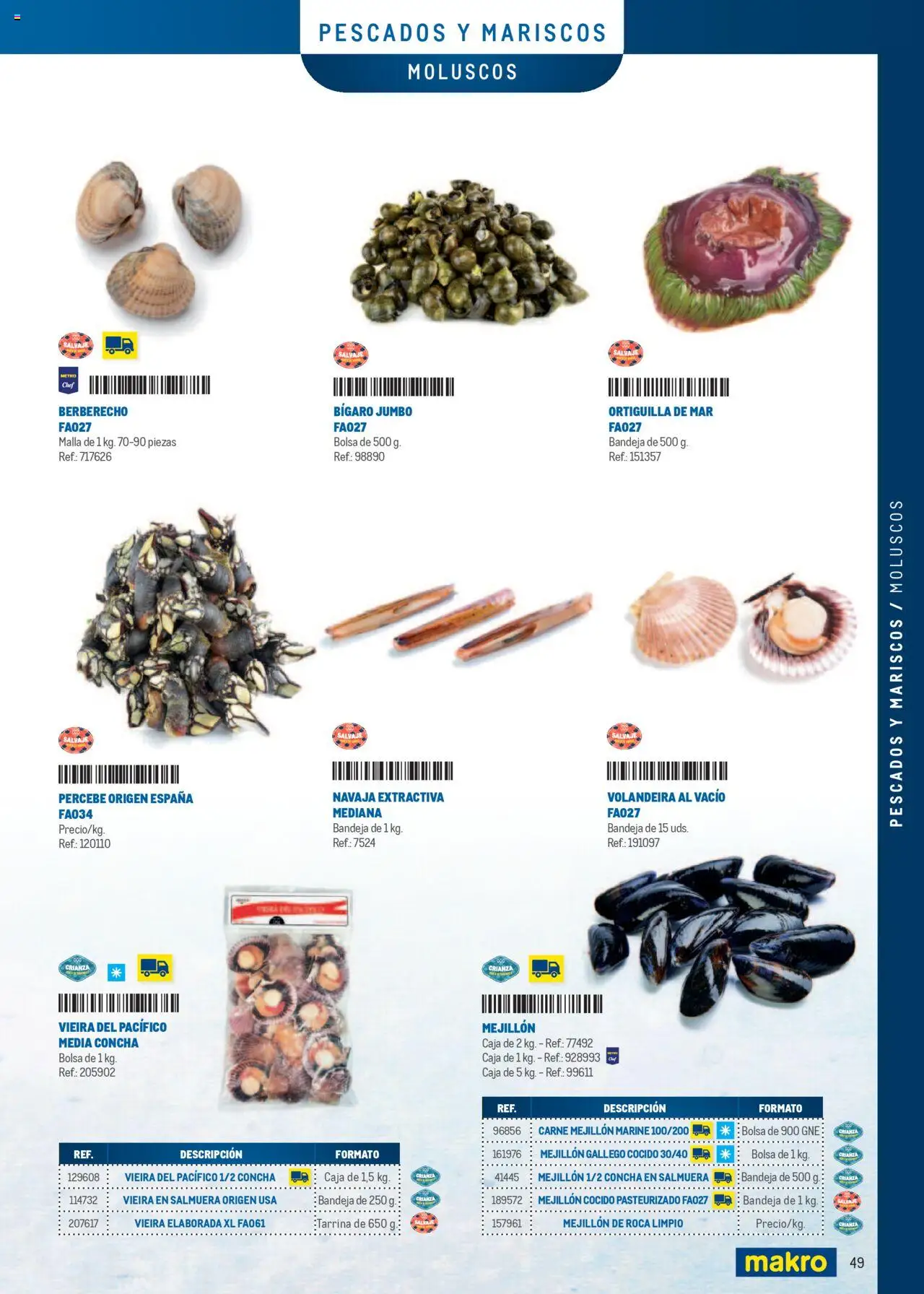 Makro - Especia Carta │ válido desde el 08.04.2025 | Página: 49 | Productos: Bolsa, Bandeja, Caja