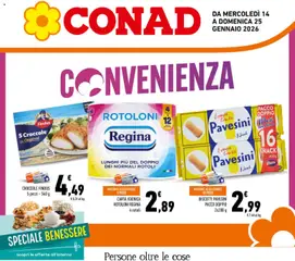 Anteprima del volantino Conad Campania catalogo valido a partire dal 14.01.2026