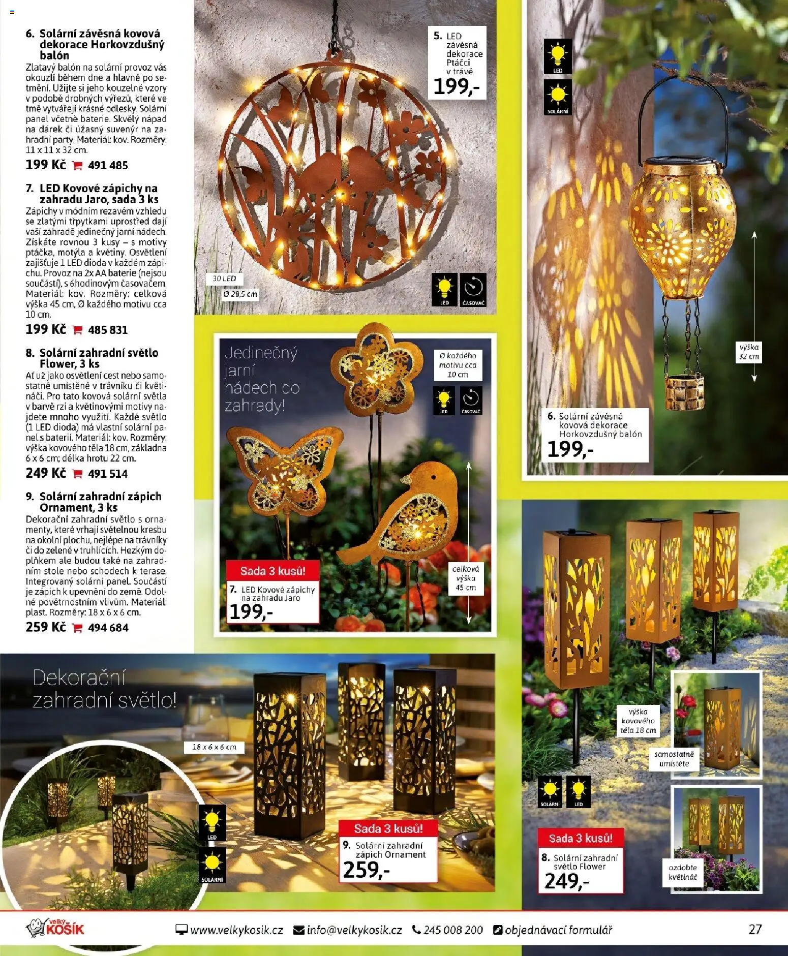 Velký Košík katalog březen 2026 od 01.03.2026 | Strana: 27 | Produkty: Časovač, Baterie, Květináč, Dekorace