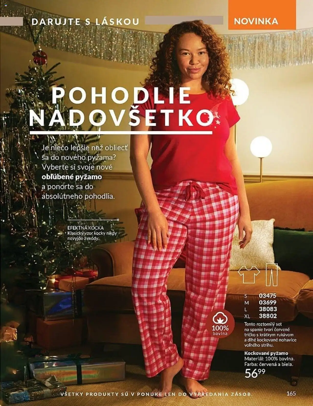 Nové Avon akcie – leták je platný od 01.10.2025 | Strana: 165 | Produkty: Tričko, Nohavice, Pyžamo