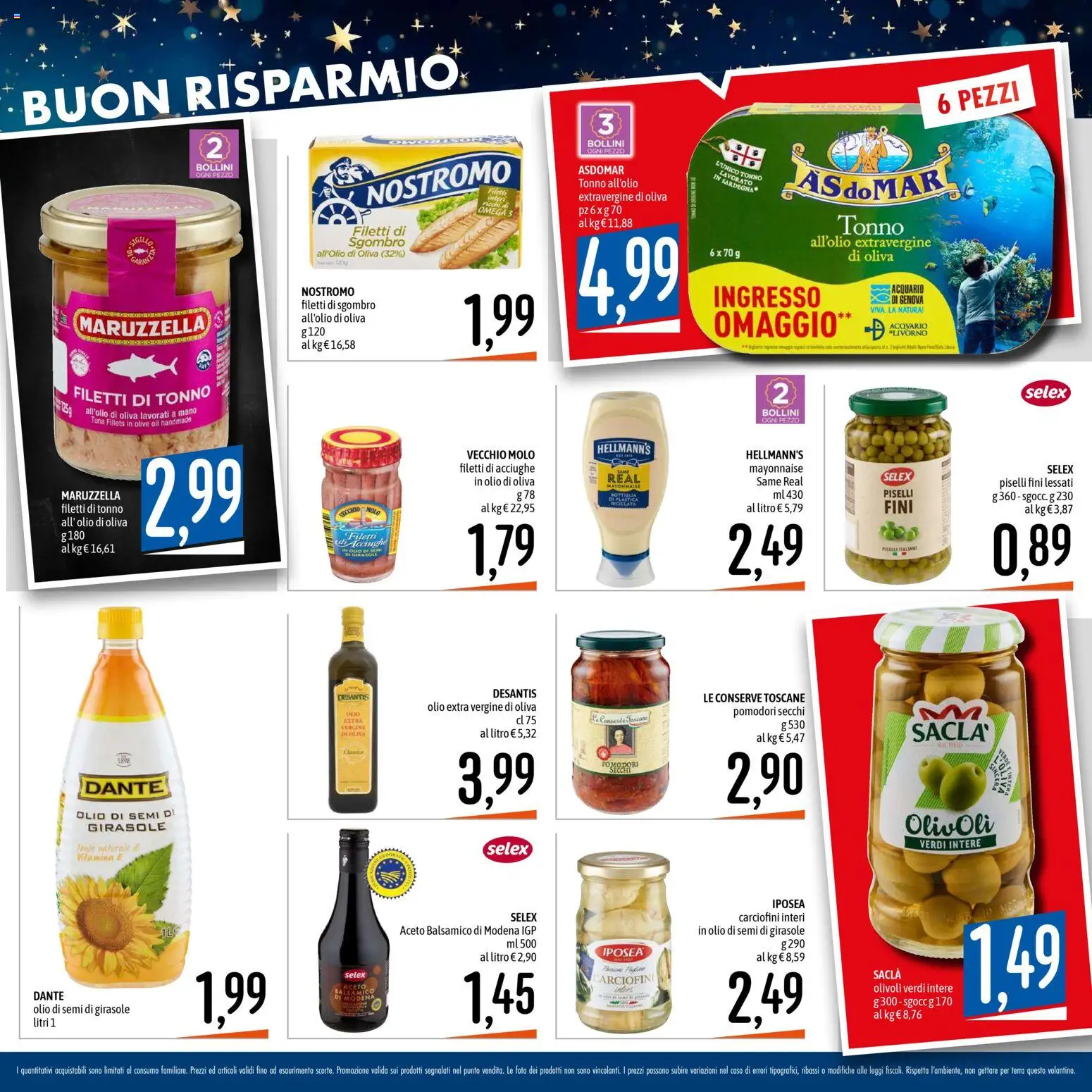 Volantino Emisfero del 28.12.2025 | Pagina: 8 | Prodotti: Piselli, Bottiglia, Olio di Oliva, Terra