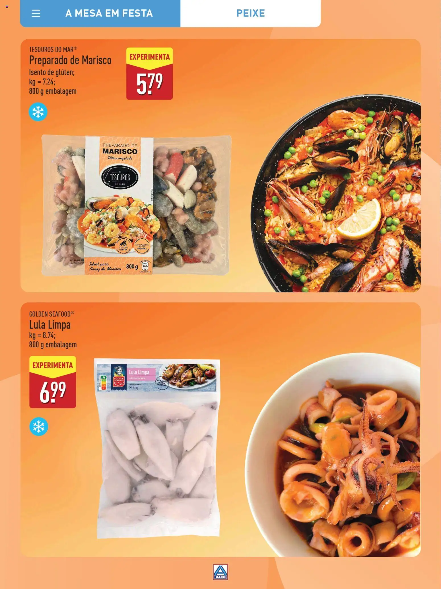 Aldi Especial Páscoa │ válido de 11.03.2026 | Página: 50 | Produtos: Lente, Mesa, Peixe, Proteina