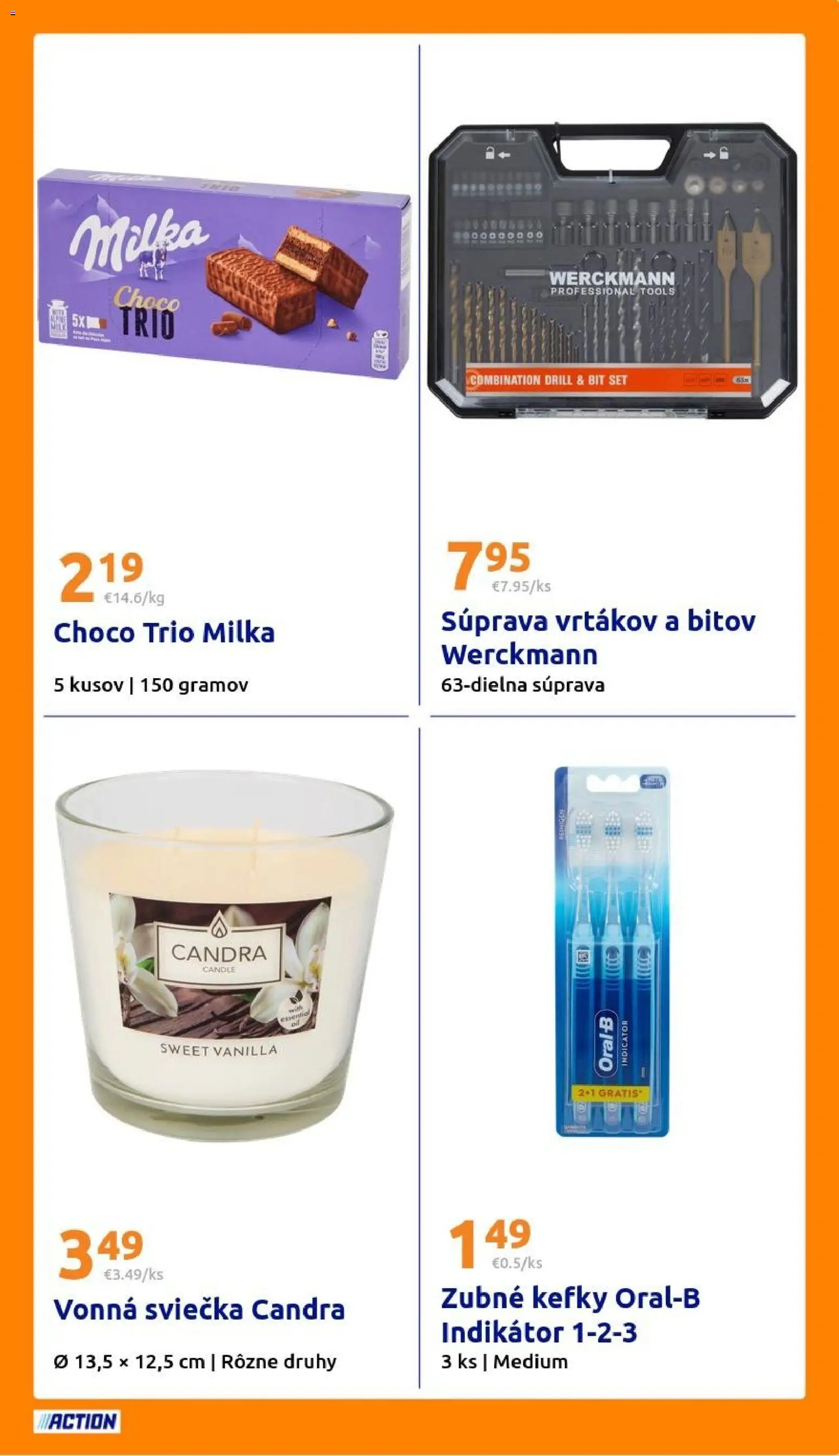 Nové Action akcie – leták je platný od 03.03.2026 | Strana: 21 | Produkty: Milka