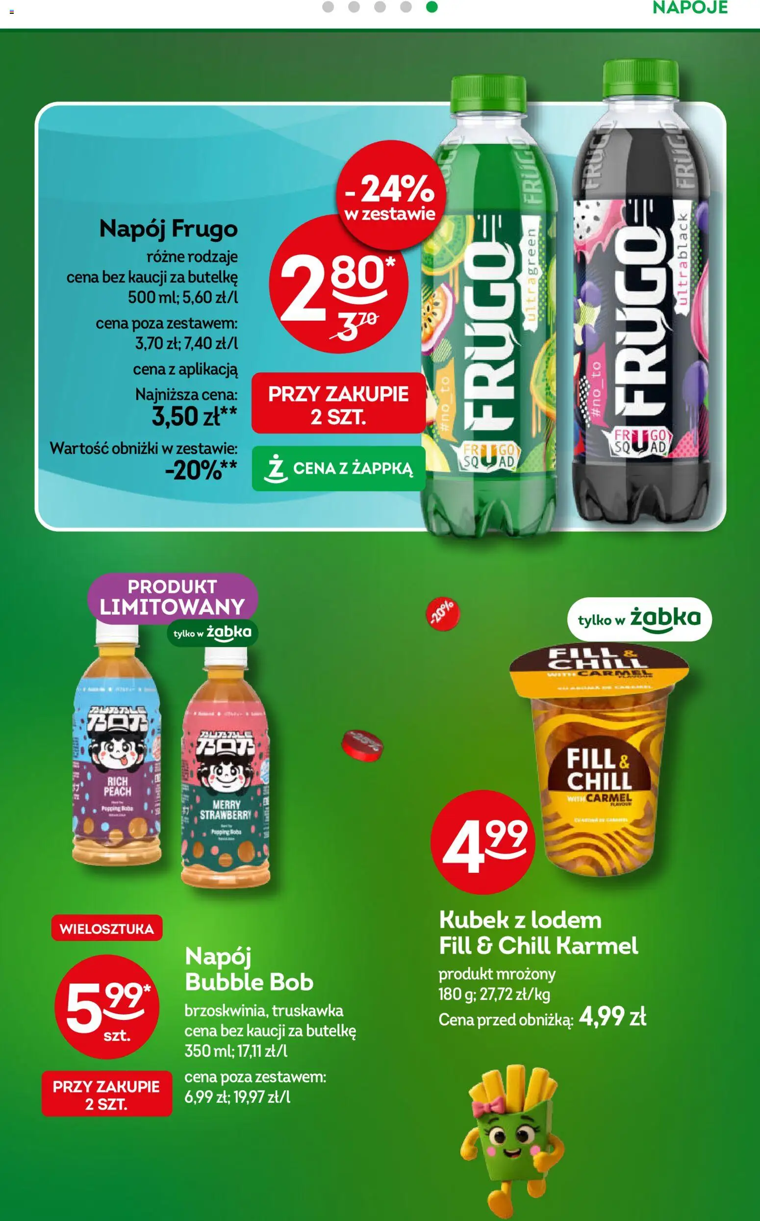 Żabka Black Friday od 19.11.2025 | Strona: 16 | Produkty: Napoje, Bób