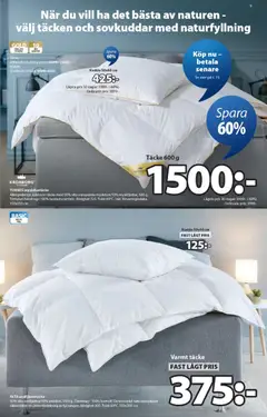 JYSK - erbjudanden - Förhandsvisning av reklamblad från butik JYSK aktuell från 02.02.2026 | Sida: 9 | Produkter: Täcke, Kudde
