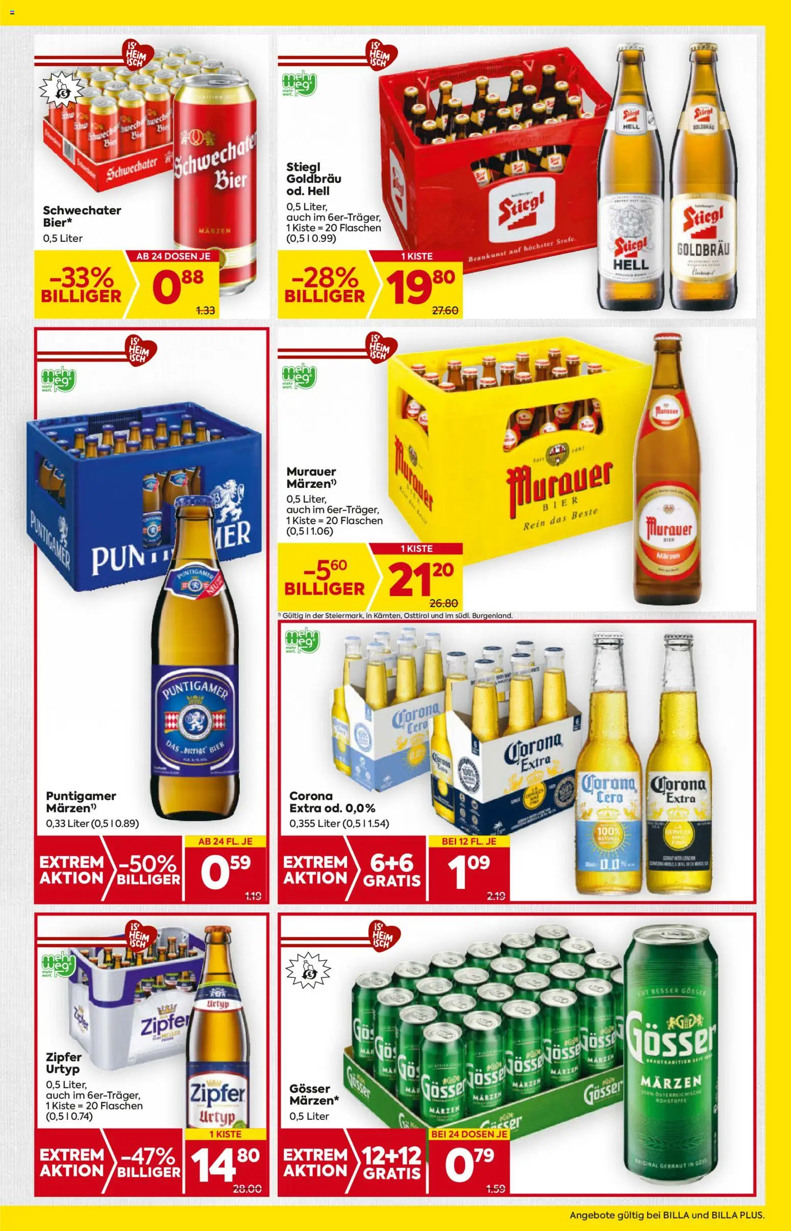 Billa Flugblatt - Steiermark gültig ab 06.11.2025 | Seite: 17 | Produkte: Bier