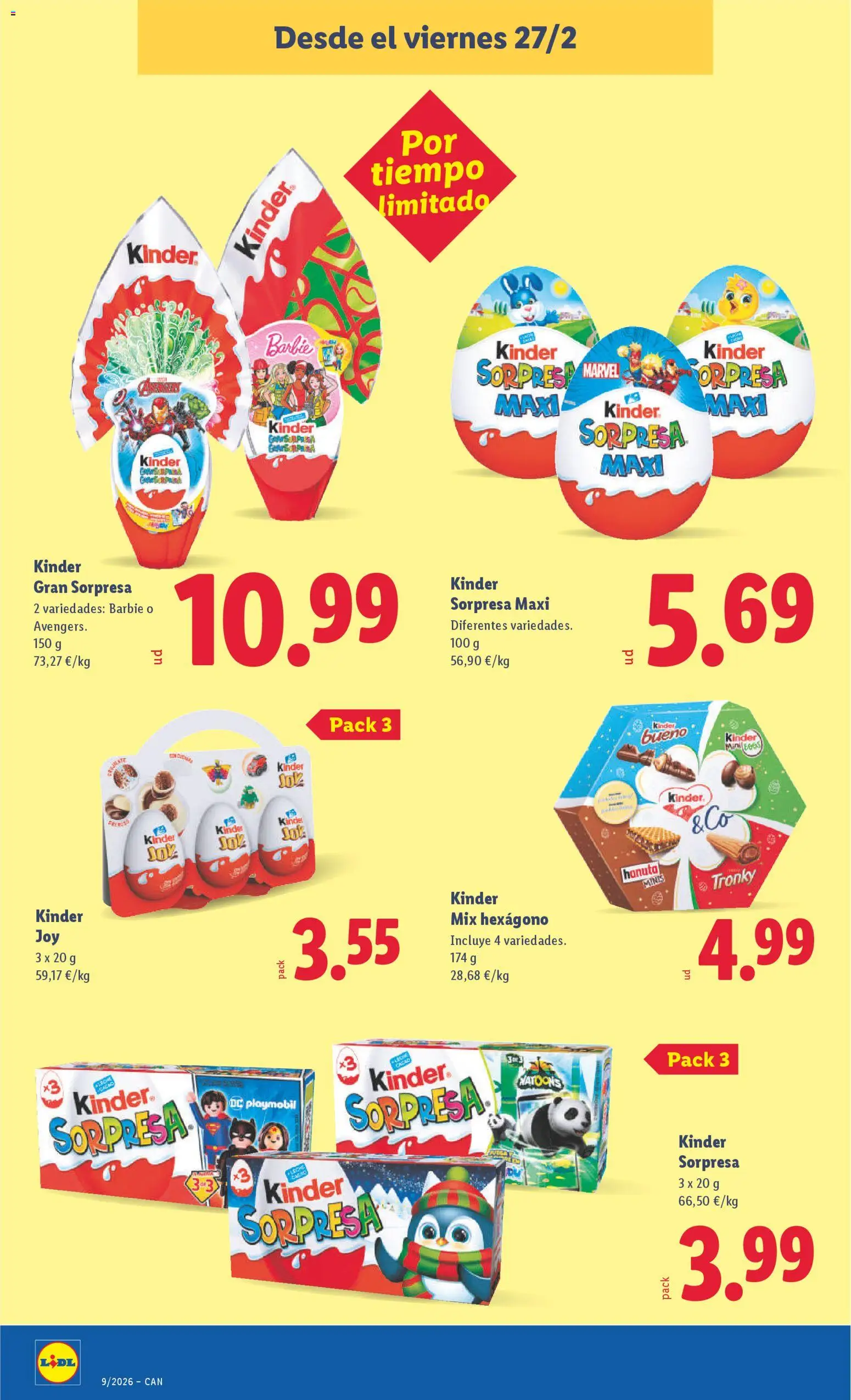 Lidl - Canarias │ válido desde el 23.02.2026 | Página: 34 | Productos: Φρυγανιές σικάλεως