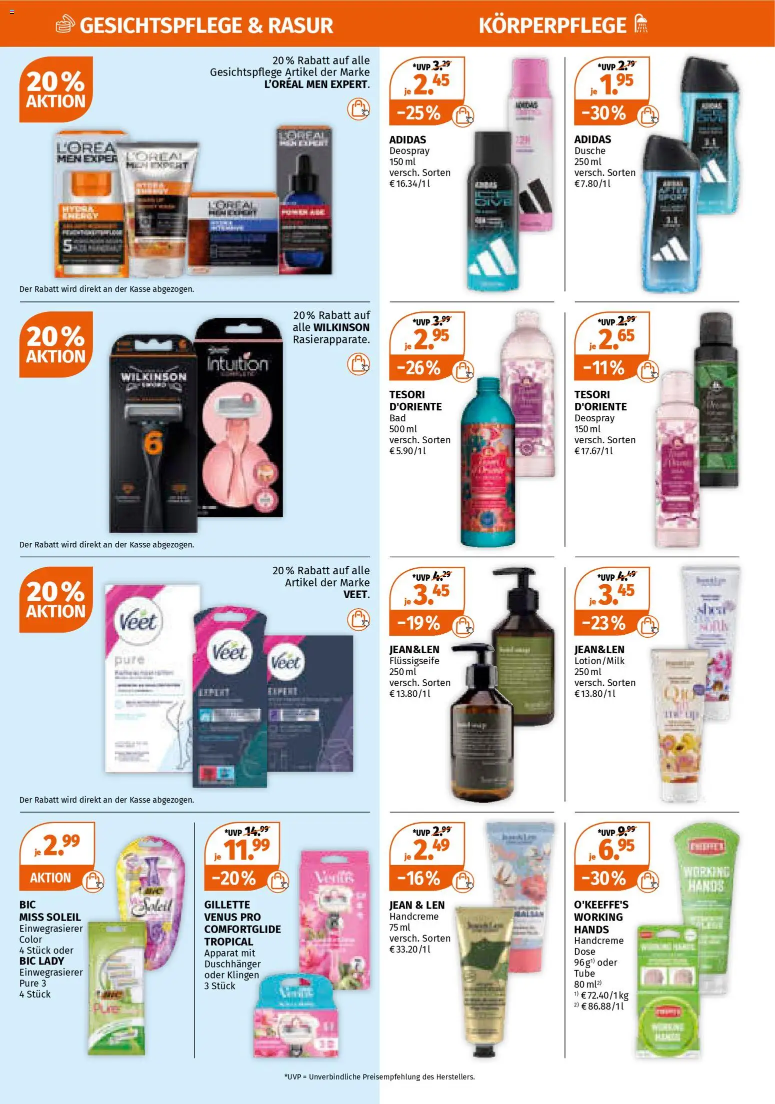 Müller Prospekt 	 – gültig ab 02.02.2026 | Seite: 21 | Produkte: Bad, Dusche, Handcreme, Shower Gel