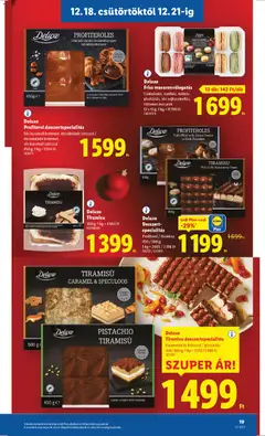 Lidl Akciós újság - amely érvényes a következő dátumtól: 18.12.2025 | Oldal: 19