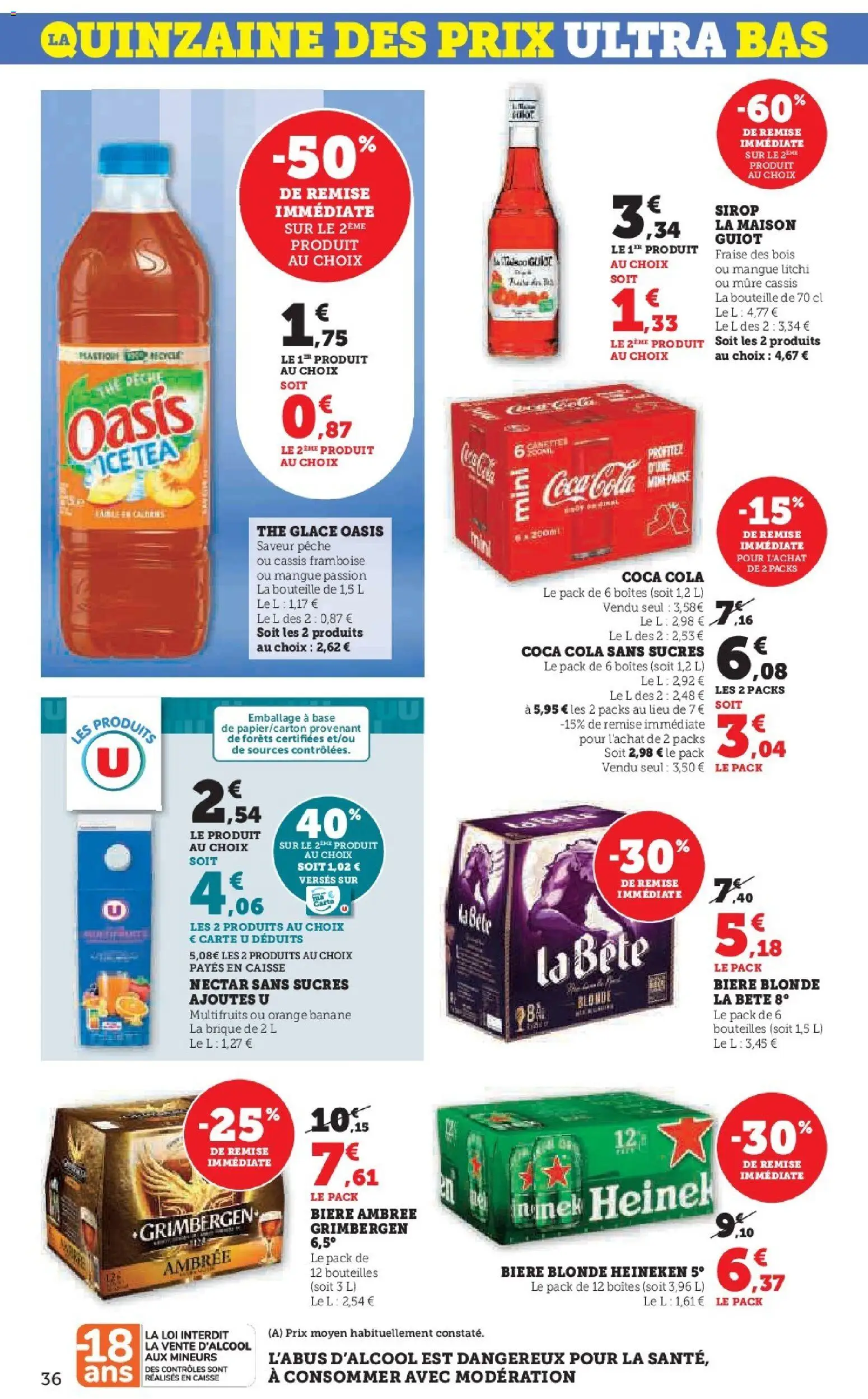 {H1} | Page: 36 | Produits: Cassis, Fraise, Orange, Base