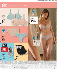 Carrefour - Prévisualisation de Carrefour Special printemps valide à partir de 10.03.2026 | Page: 7 | Produits: Coton, Poudre, Culotte