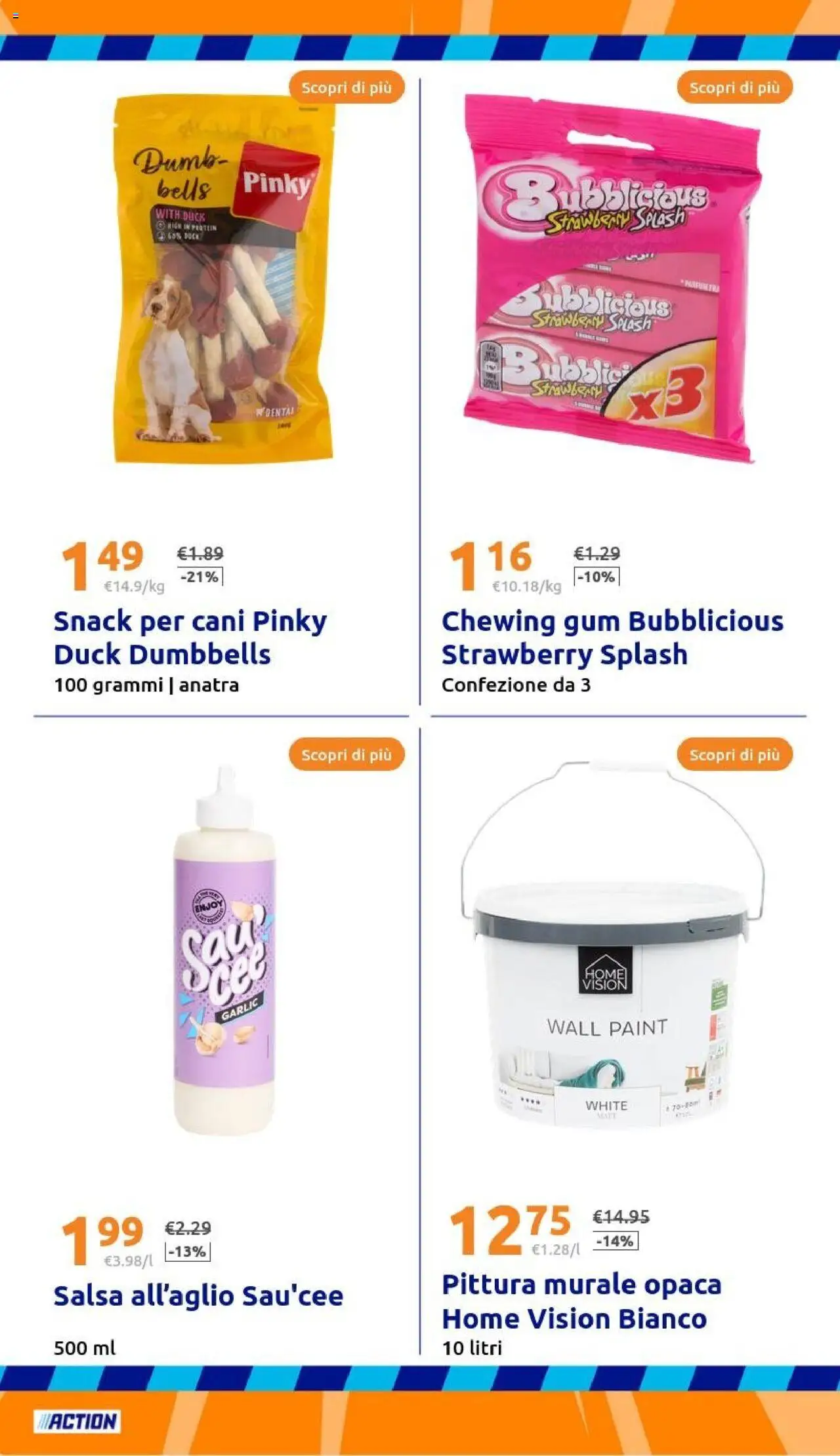 Volantino Action del 17.09.2025 | Pagina: 22 | Prodotti: Salsa, Pittura