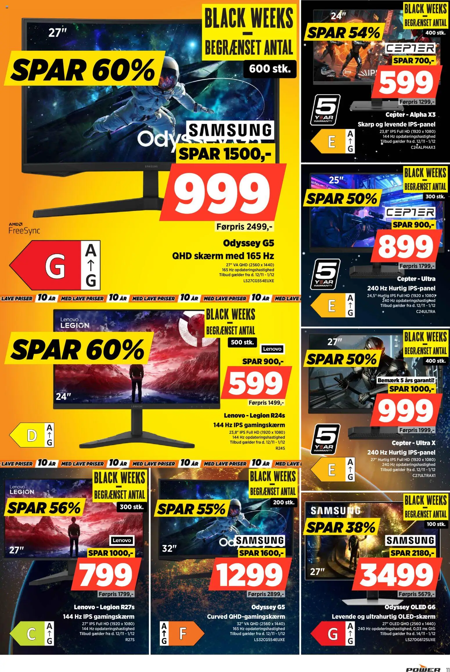 Power tilbudsavis – gyldig fra 28.11.2025 | Side: 11 | Produkter: Skærm