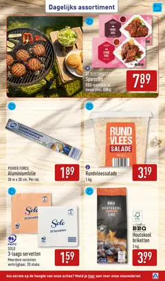 Aldi folder week 17 - Voorbeeld van een folder van Aldi, geldig van 20.04.2026 | Pagina: 27 | Producten: Kisperec, Salade, Darált marhahús, Papier