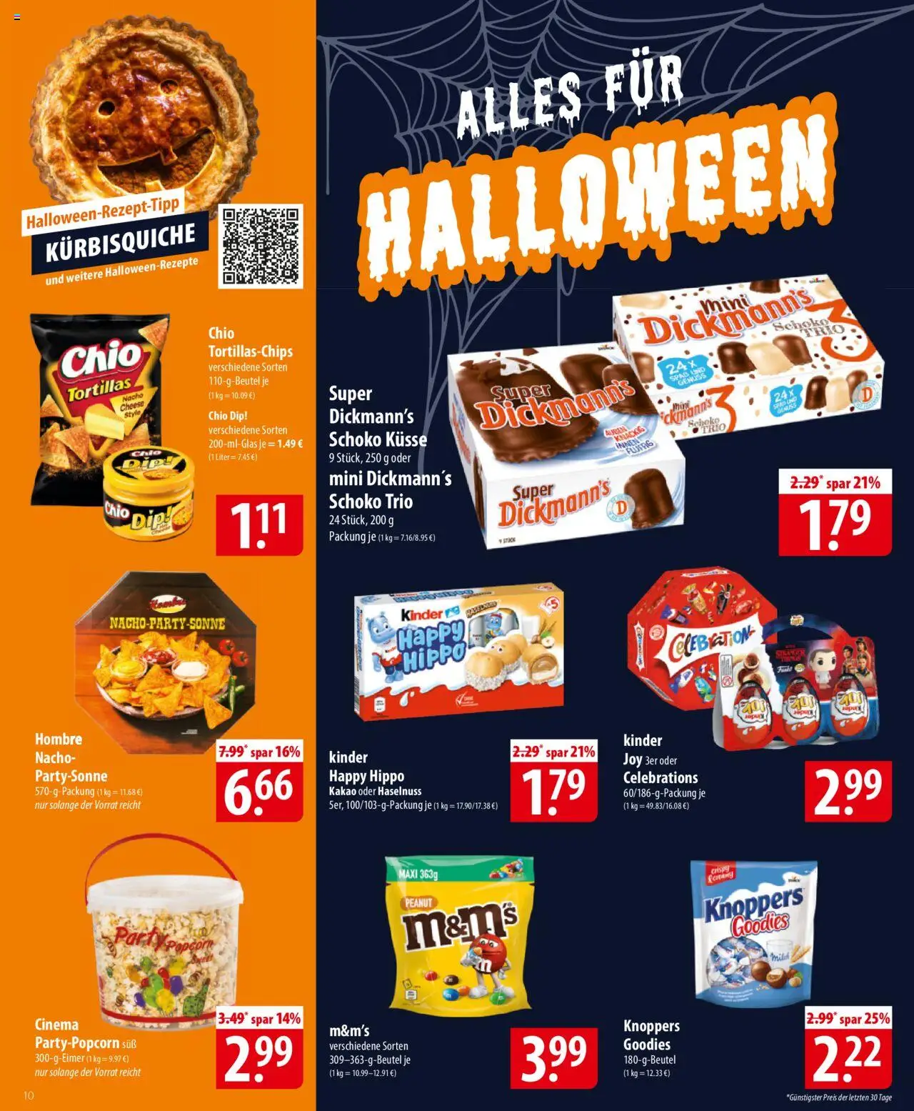 Famila Prospekt 	 – gültig ab 27.10.2025 | Seite: 10 | Produkte: M&M's, Celebrations, Knoppers