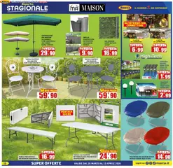 Anteprima del volantino Maury's volantino valido a partire dal 26.03.2026 | Pagina: 18 | Prodotti: Ombrellone, Connettore, Poltrona, Tavolo