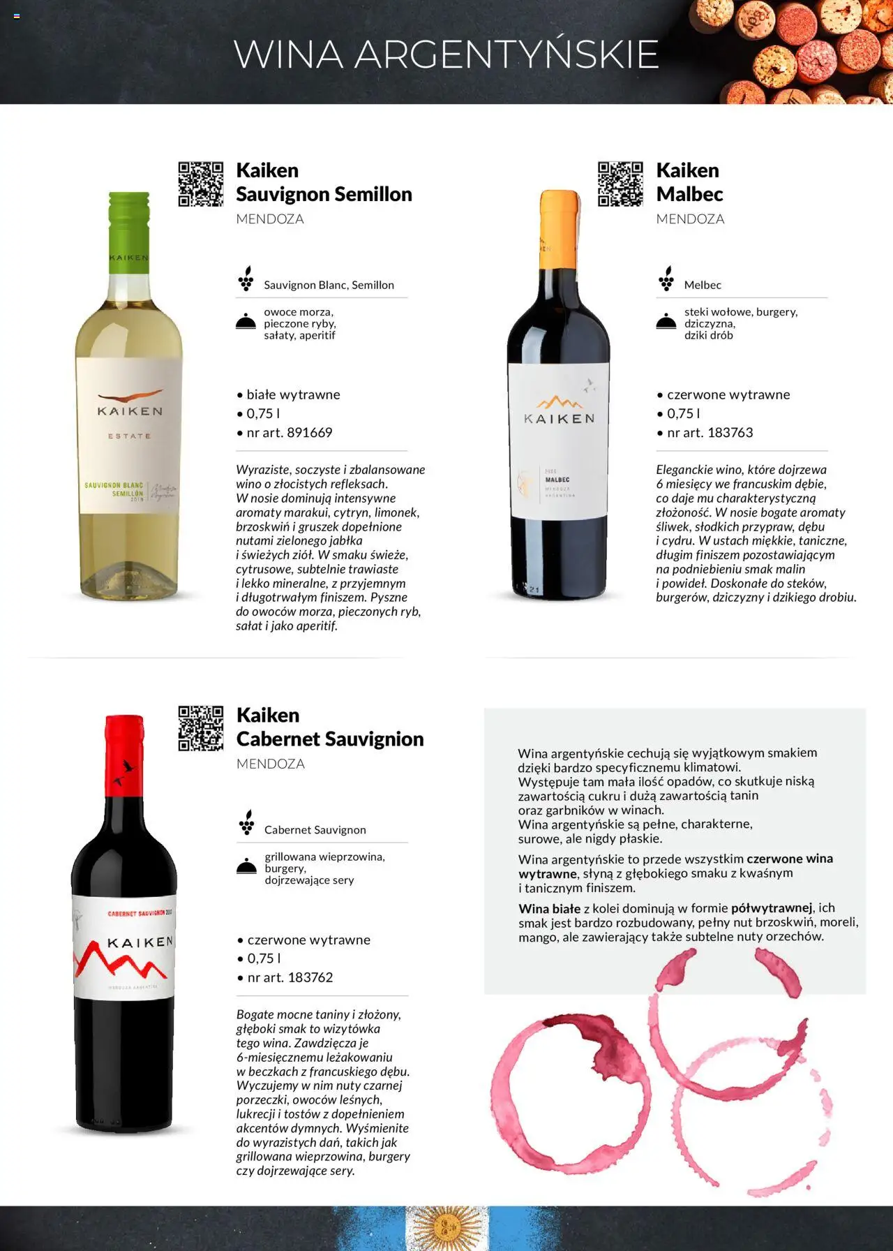 Makro Gazetka - Wirtualny Sommelier 2025 od 04.03.2025 | Strona: 18 | Produkty: Steki, Wino, Jabłka, Owoce