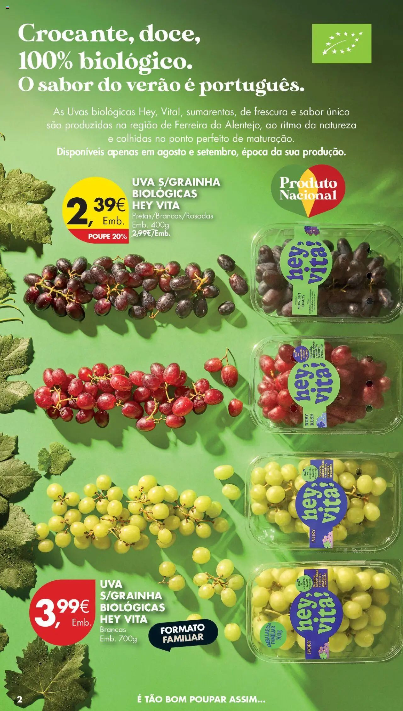 Pingo Doce Poupe Esta Semana Madeira │ válido de 19.08.2025 | Página: 2 | Produtos: Uvas