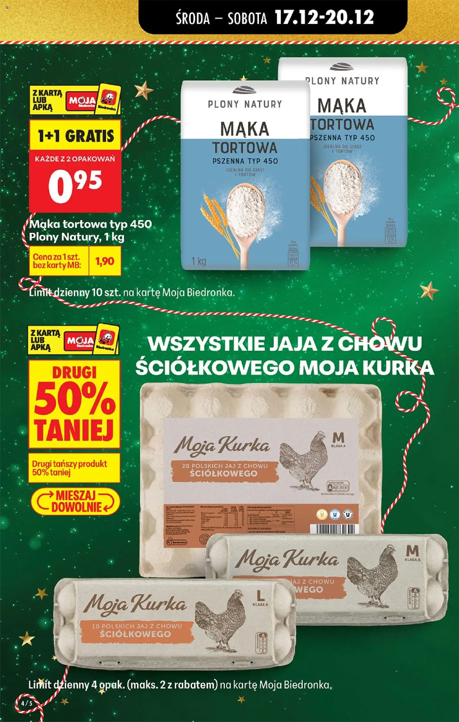 Biedronka gazetka - Oferta w tym tygodniu od 17.12.2025 | Strona: 10 | Produkty: Karta, Jaja