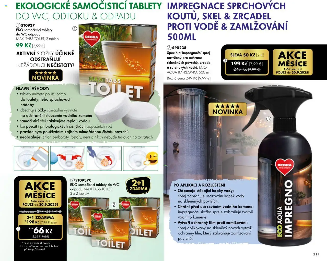 Dedra Katalog september 2025 │ platný od 01.09.2025 | Strana: 2 | Produkty: Wc
