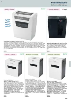 Office Depot - Kontorskatalog 2024   - Förhandsvisning av reklamblad från butik Office Depot aktuell från 15.02.2024 | Sida: 451 | Produkter: Dokumentförstörare