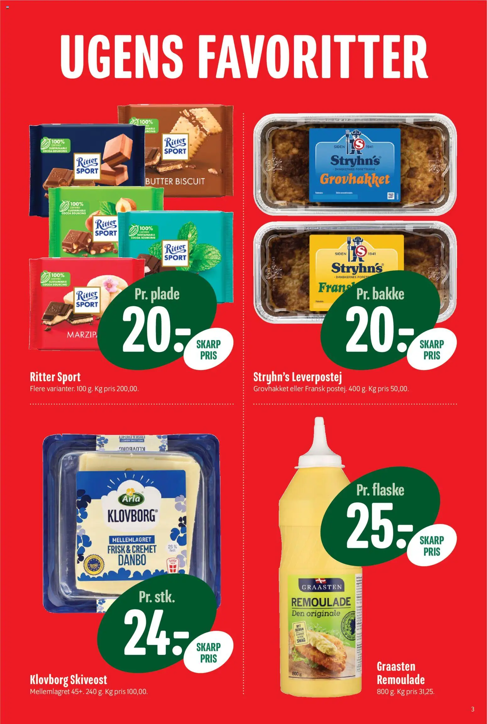 Min Købmand tilbudsavis – gyldig fra 01.05.2026 | Side: 3 | Produkter: Leverpostej, Remoulade, Skiveost