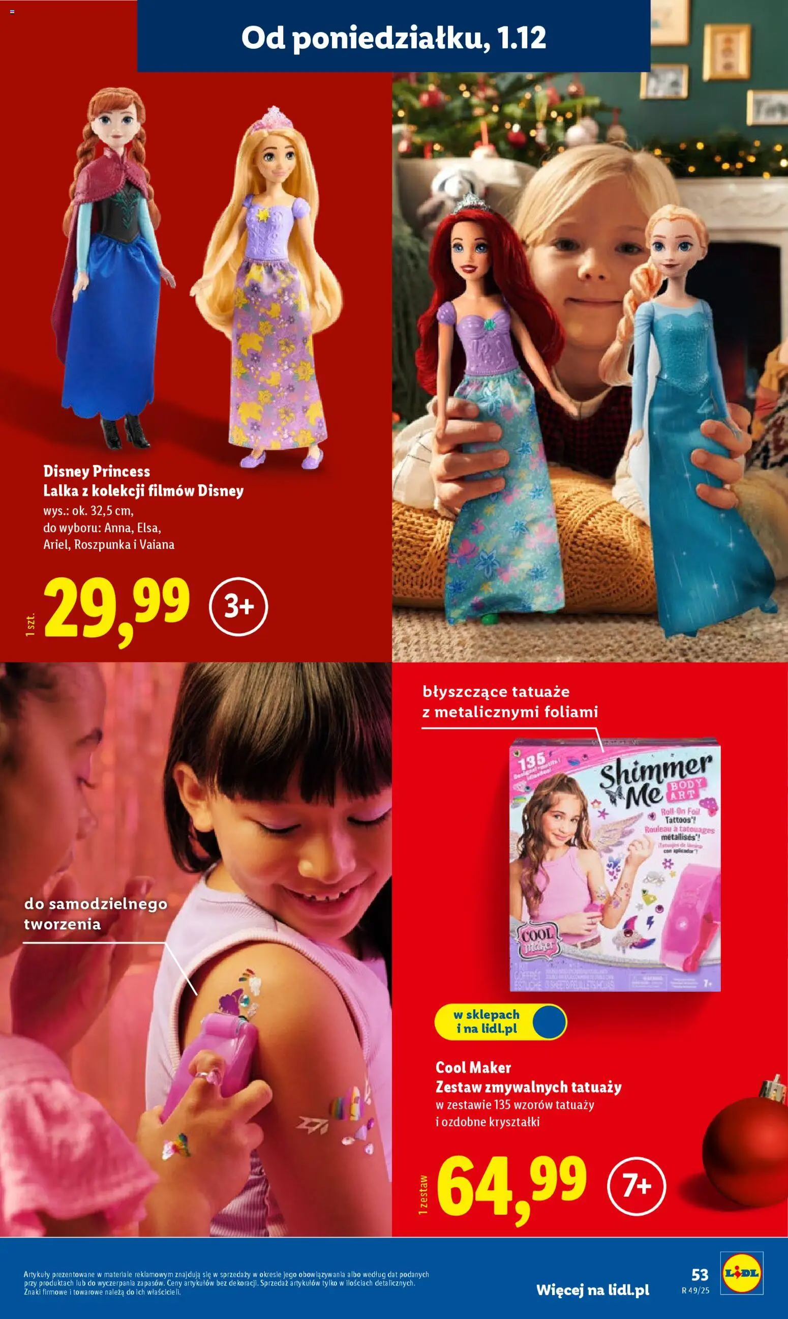 Lidl Katalog zabawek od 03.11.2025 | Strona: 53 | Produkty: Lalka