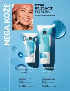 Anew Hydrate & Plump vodena krema, KREMA ZA LICE osnažena hijaluronskom kiselinom i Pro Vita-D tehnologijom za vidljivo jedriju kožu i hidratacijom do 72 sata - pregled AVON kataloga - važi od 28.02.2026 | Strana: 112