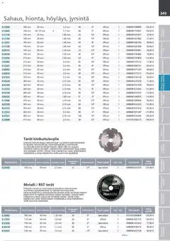 Makita-mainoslehti voimassa 24.03.2026 alkaen | Sivu: 349 | Tuotteet: Monitoimikone, Käsineet