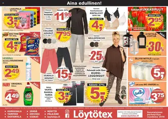 Löytötex-mainoslehti voimassa 10.09.2025 alkaen