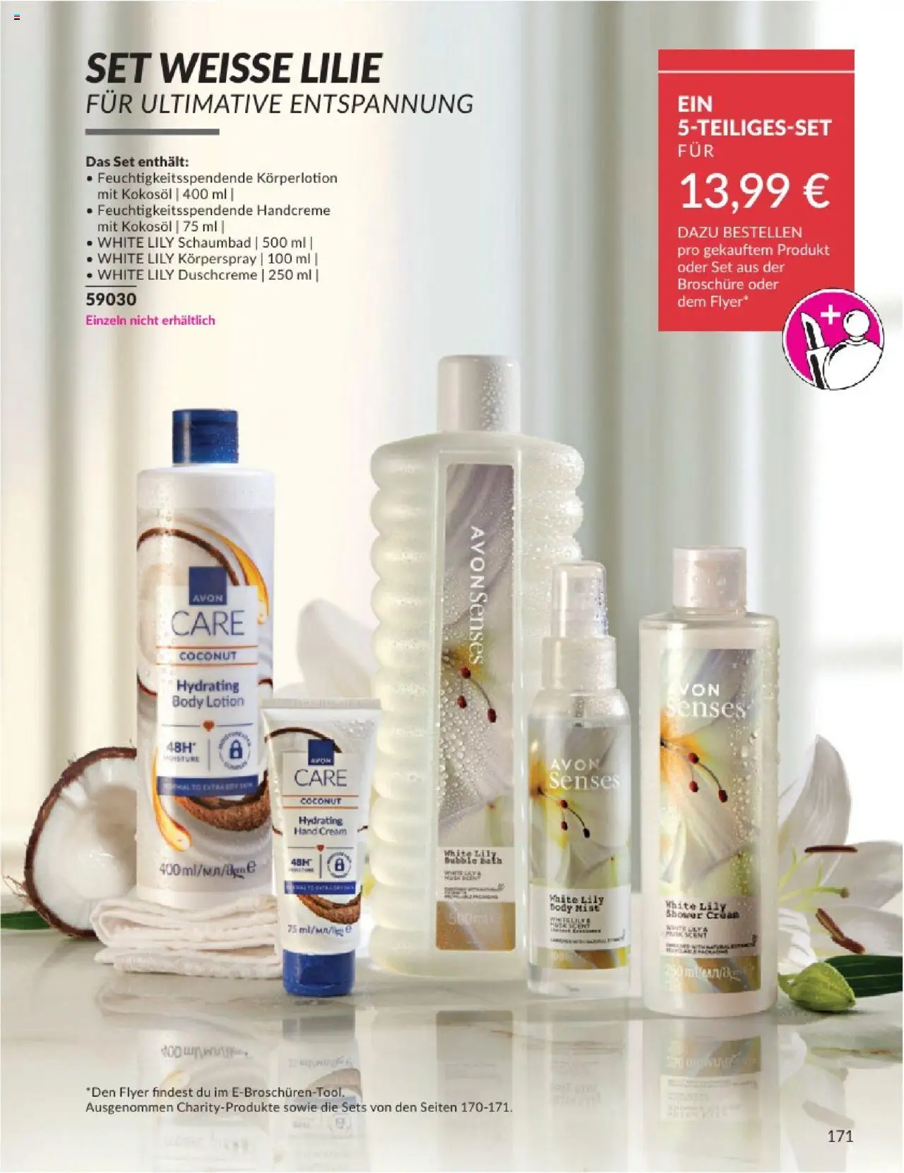 AVON Katalog August 2025 - gültig ab dem 01.08.2025 | Seite: 173 | Produkte: Handcreme, Körperlotion, Duschcreme, Körperspray