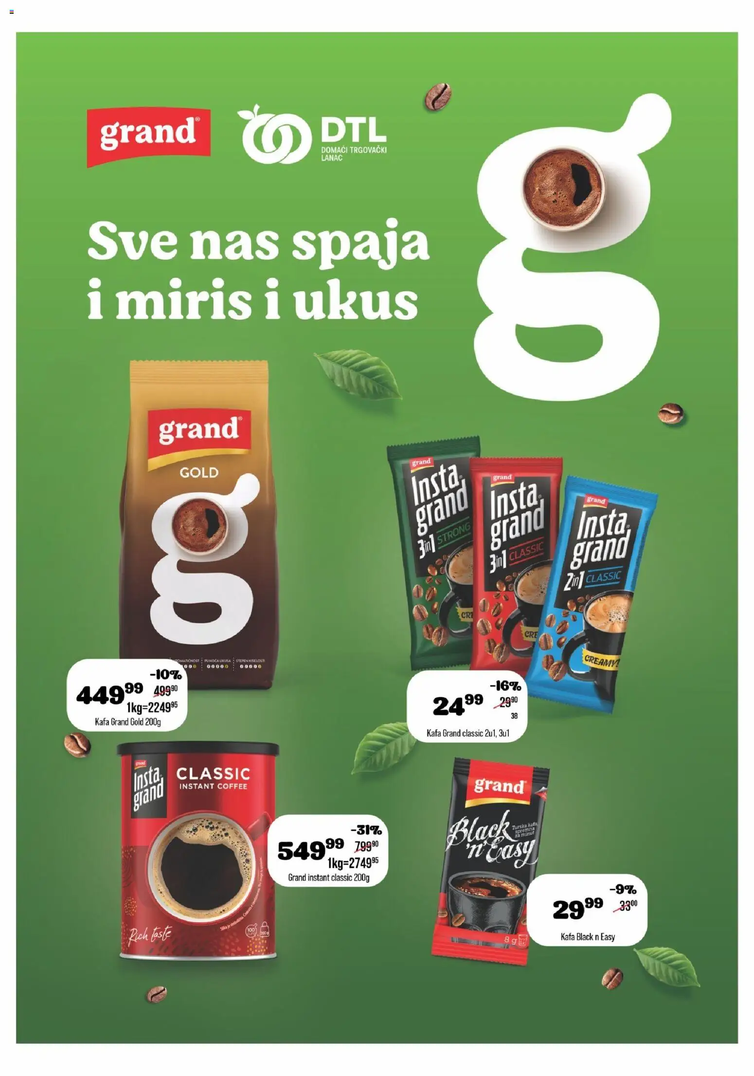 Europrom katalog - važi od 14.01.2026 | Strana: 3 | Proizvode: Miris, Kafa