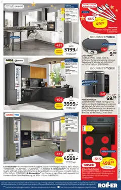 Roller Prospekt 	 ab 30.11.2025 gültig | Seite: 5 | Produkte: Bosch, Einbauküche, Kühlgefrierkombination, Kuchen