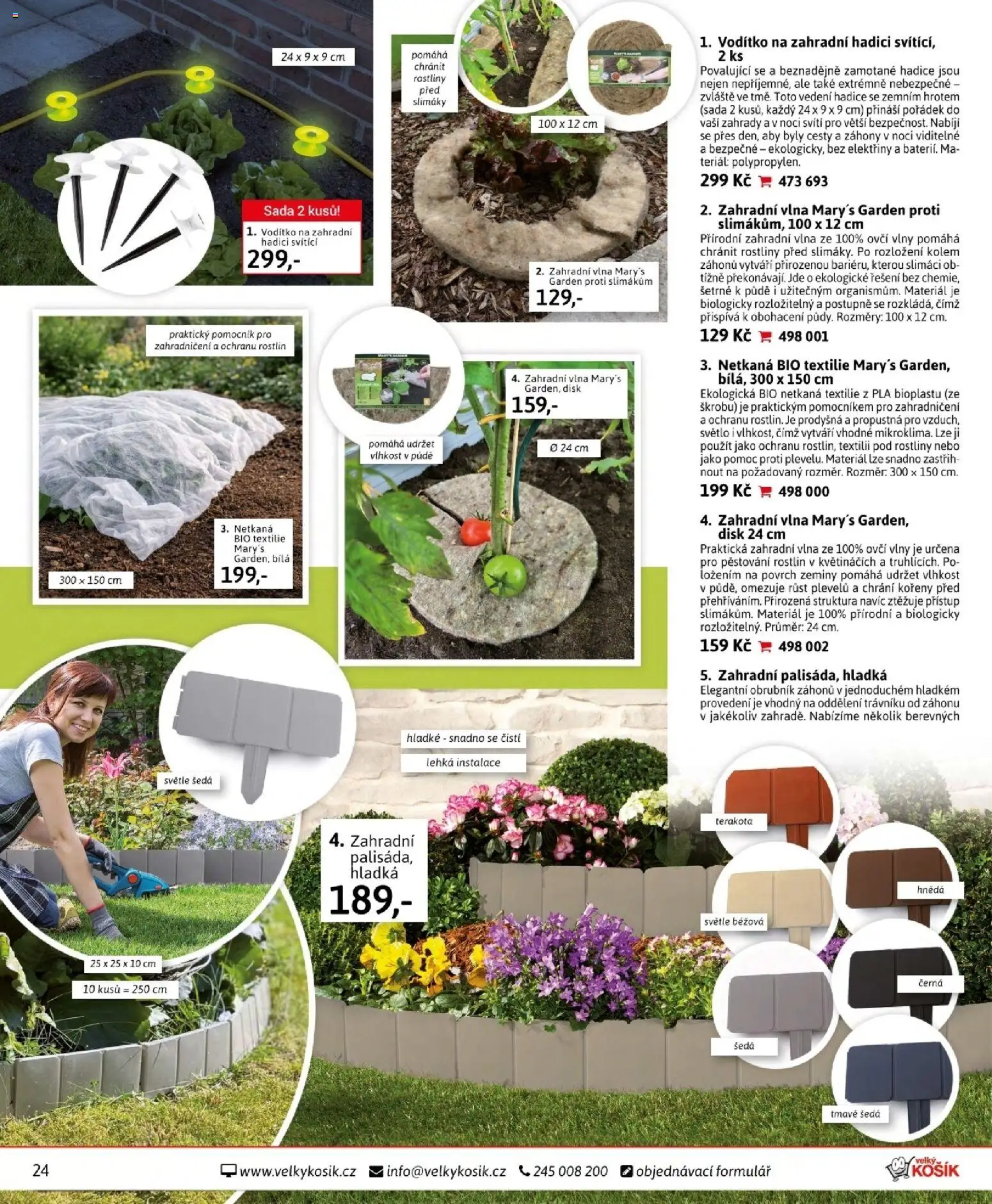 Velký Košík katalog duben 2026 od 01.04.2026 | Strana: 24 | Produkty: Disk, Hadice, Rostliny