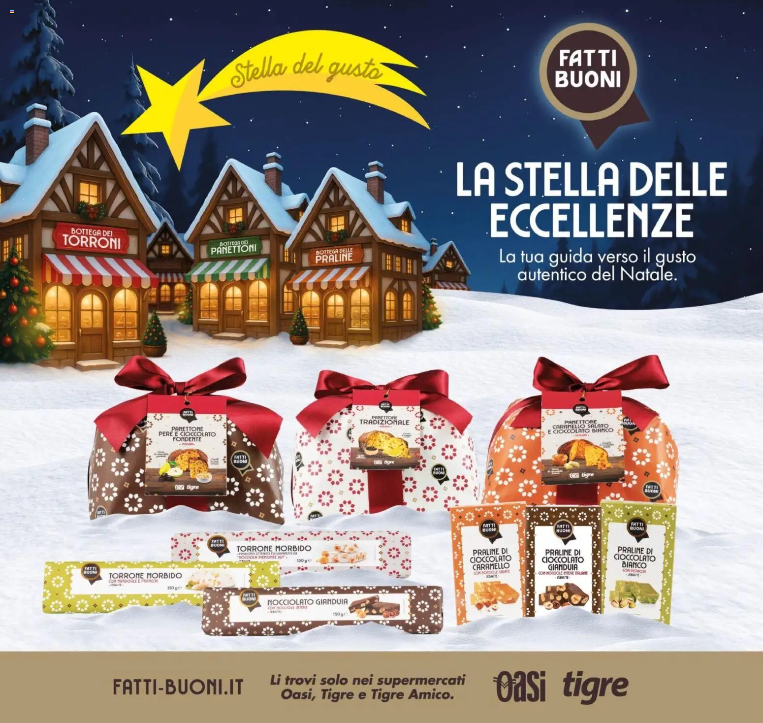 Volantino Oasi del 01.12.2025 | Pagina: 8 | Prodotti: Cioccolato, Mandorle, Panettone, Pistacchi
