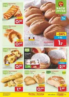 Netto Marken-Discount prospekt Dresden-Seidnitz	 ab 01.12.2025 gültig | Seite: 13 | Produkte: Mehl, Baguette, Pfannkuchen