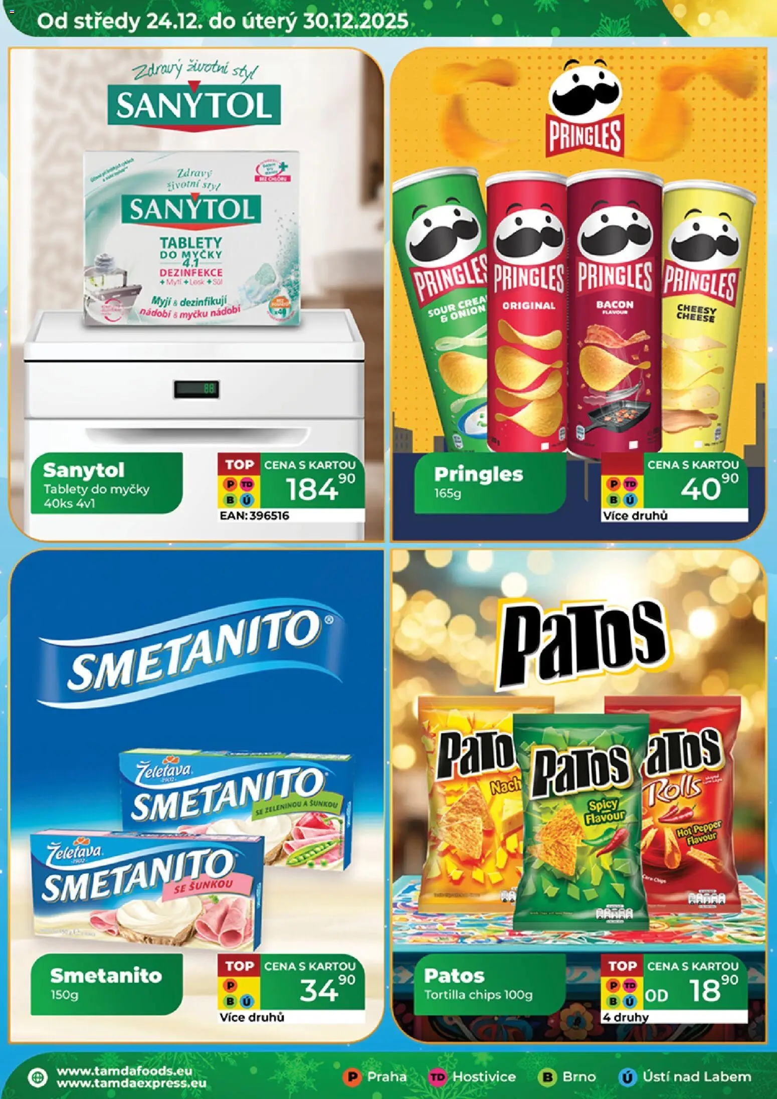 Tamda Foods leták od 24.12.2025 | Strana: 22 | Produkty: Tortilla chips, Tablety do myčky, Nádobí, Pringles