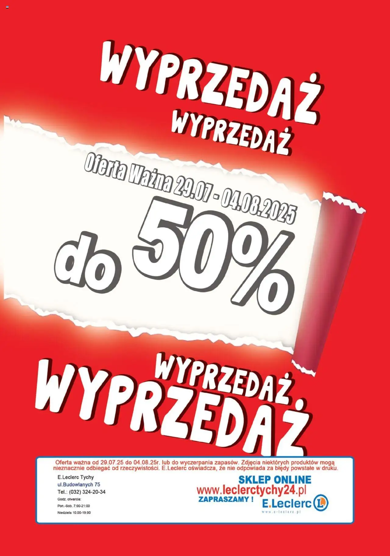 E.Leclerc Gazetka - Tychy od 29.07.2025 | Strona: 9